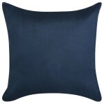 Vidaxl housse de coussin 4 pcs 80x80cm polyester faux daim bleu marin Vidaxl housse de coussin 4 pcs 80x80cm polyester faux daim bleu marin