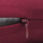 Vidaxl housses de coussin 4 pcs coton bordeaux 80 x 80 cm Vidaxl housses de coussin 4 pcs coton bordeaux 80 x 80 cm