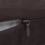 Vidaxl housses de coussin 4 pcs coton marron 50x50 cm