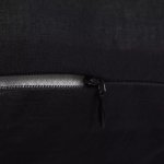 Vidaxl housses de coussin 4 pcs coton noir 50x50 cm