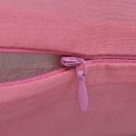 Vidaxl housses de coussin 4 pcs coton rose 80x80 cm