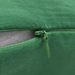 Vidaxl housses de coussin 4 pcs coton vert 80x80 cm