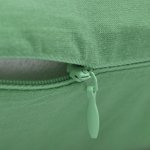 Vidaxl housses de coussin 4 pcs coton vert pomme 40x40 cm