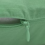 Vidaxl housses de coussin 4 pcs coton vert pomme 80x80 cm