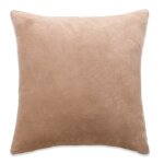Vidaxl housses de coussin 4 pcs tissu 40x40 cm beige