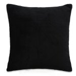 Vidaxl housses de coussin 4 pcs tissu 40x40 cm noir