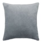 Vidaxl housses de coussin 4 pcs tissu 50x50 cm gris