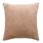 Vidaxl housses de coussin 4 pcs tissu 80x80 cm beige