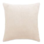 Vidaxl housses de coussin 4 pcs tissu 80x80 cm blanc cass