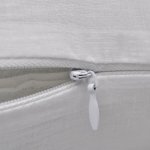 Vidaxl housses de coussin coton 4 pcs blanc 40x40 cm