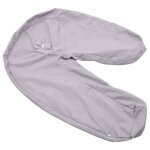 Vidaxl housse de coussin de grossesse en forme de j 54x43 cm