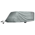 Vidaxl housse de roulotte taille m gris