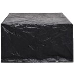 Vidaxl housse de salon de jardin 8 ?illets 172x113x73 cm