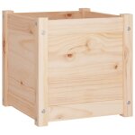 Vidaxl jardinire 40x40x40 cm bois de pin massif