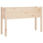 Vidaxl jardinire d'extrieur 110x31x70 cm bois de pin massif