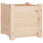 Vidaxl jardinire d'extrieur 31x31x31 cm bois de pin massif