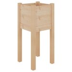 Vidaxl jardinire d'extrieur 31x31x70 cm bois de pin massif