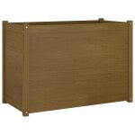 Vidaxl jardinire d'extrieur marron miel 100x50x70 cm pin massif