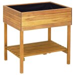 Vidaxl jardinière surélevée 78, 5x58, 5x78, 5 cm bois massif d'acacia Vidaxl jardinière surélevée 78, 5x58, 5x78, 5 cm bois massif d'acacia