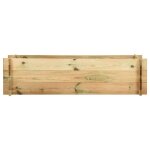 Vidaxl jardini�re sur�lev�e de l�gumes bois de pin impr�gn� 120 cm