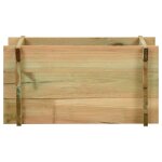 Vidaxl jardini�re sur�lev�e pour l�gumes bois de pin impr�gn� 40 cm