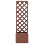 Vidaxl jardinière en treillis 40x30x135 cm wpc Vidaxl jardinière en treillis 40x30x135 cm wpc