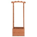 Vidaxl jardinière à treillis avec arche 49x39x117 cm bois de sapin Vidaxl jardinière à treillis avec arche 49x39x117 cm bois de sapin