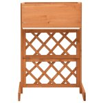 Vidaxl jardinière à treillis de jardin orange 45x30x74cm bois de sapin Vidaxl jardinière à treillis de jardin orange 45x30x74cm bois de sapin