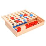 Vidaxl jeu 4 en ligne 24x15x4 cm bois solide Vidaxl jeu 4 en ligne 24x15x4 cm bois solide