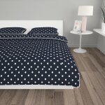 Vidaxl jeu de couette 3 pcs tissu bleu foncé 240x220 / 80x80 cm Vidaxl jeu de couette 3 pcs tissu bleu foncé 240x220 / 80x80 cm