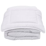 Vidaxl jeu de couette d'�t� pour enfant 2pcs blanc 120x150 cm / 40x60 cm