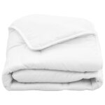 Vidaxl jeu de couette d't pour enfant 2pcs blanc 120x150 cm / 40x60 cm