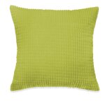 Vidaxl jeu de coussin 2 pcs velours 45 x 45 cm vert