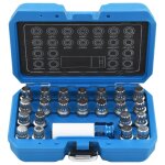 Vidaxl jeu de douilles de verrouillage de jante 23 pcs pour vag