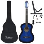 Vidaxl jeu de guitare classique de débutant 12 pcs bleu 4 / 4 39 Vidaxl jeu de guitare classique de débutant 12 pcs bleu 4 / 4 39