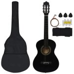 Vidaxl jeu de guitare classique pour débutants 8 pcs noir 1 / 2 34 Vidaxl jeu de guitare classique pour débutants 8 pcs noir 1 / 2 34