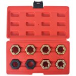 Vidaxl jeu de ré - filetage de la broche d'axe de roue 8 pcs Vidaxl jeu de ré - filetage de la broche d'axe de roue 8 pcs