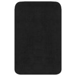 Vidaxl jeu de tapis de salle de bain 3 pcs tissu anthracite