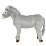 Vidaxl jouet en peluche ne gris xxl