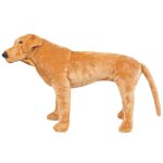 Vidaxl jouet en peluche chien de race labrador marron clair xxl