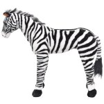 Vidaxl jouet en peluche zèbre noir et blanc xxl Vidaxl jouet en peluche zèbre noir et blanc xxl
