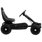 Vidaxl kart à pédales avec pneus noir Vidaxl kart à pédales avec pneus noir