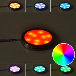 Vidaxl kit de 4 spots led rgb avec télécommande Vidaxl kit de 4 spots led rgb avec télécommande
