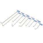Vidaxl kit de dbosselage sans peinture 16 pices acier inoxydable
