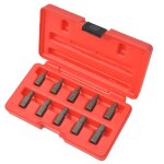 Vidaxl kit d'extracteurs de vis acier 10 pices