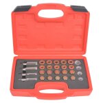 Vidaxl kit de rparation de bouchon de vidange d'huile 64 pcs