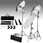 Vidaxl kit de studio photo avec ensemble d'clairage et toile de fond