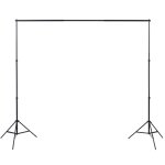 Vidaxl kit de studio photo avec lampes toile de fond et rflecteur