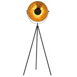 Vidaxl lampadaire e27 noir et dor 41 cm