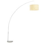 Vidaxl lampadaire rglable 192 cm beige